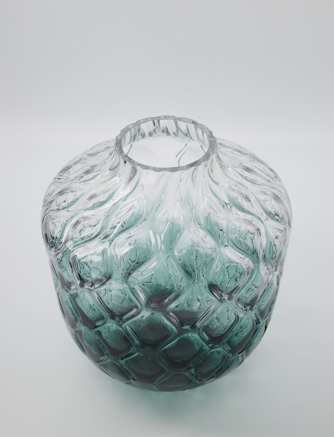 house doctor Art Deco Vase, H31 cm, Decoration, Grün - Vases, Homeware
