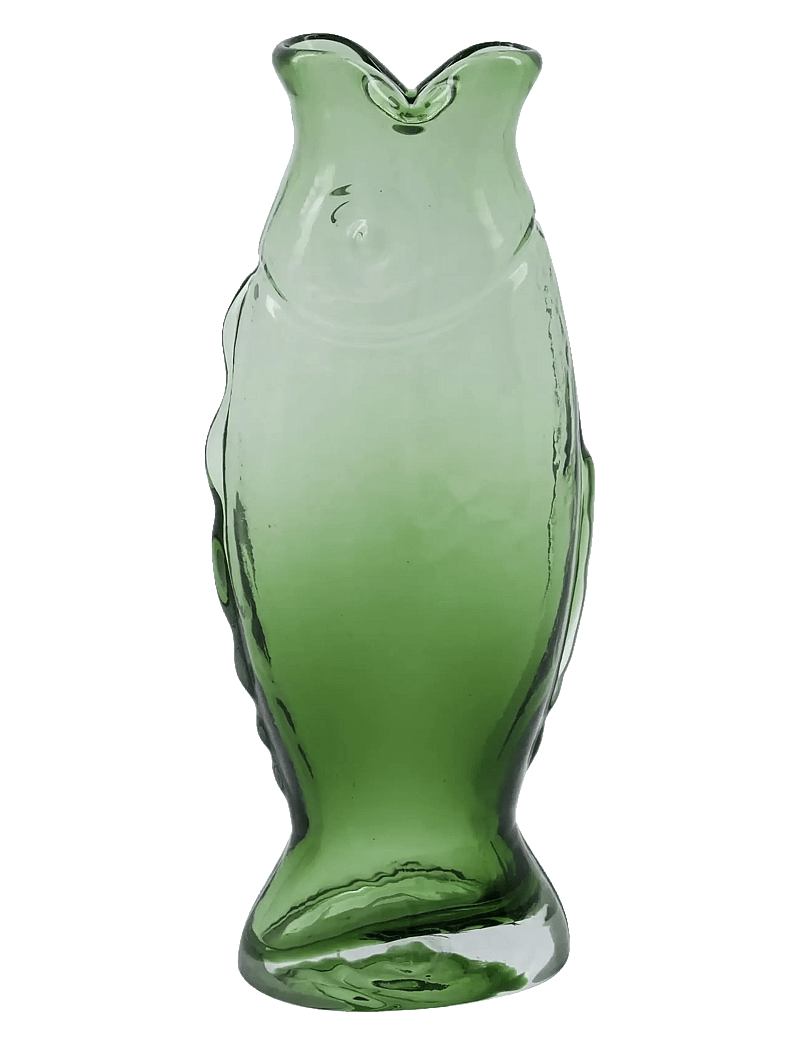 house doctor - Vase, HDFish, Green - vasen - green - 0