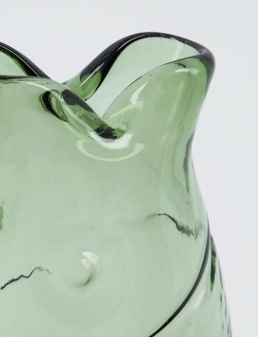 house doctor - Vase, HDFish, Green - vaasid - green - 3