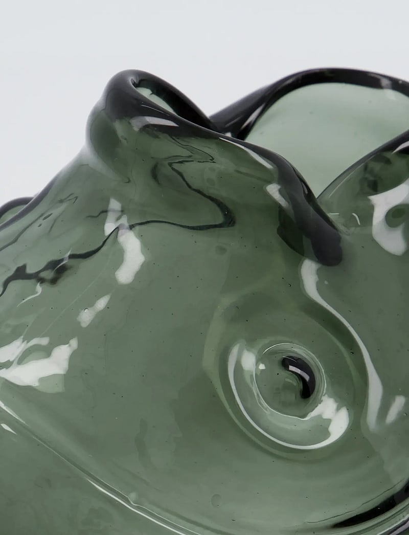 house doctor - Vase, HDFish, Smoked grey - vasen - smoked grey - 3