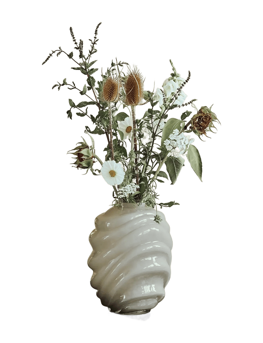 house doctor - Vase, HDDesert, Light grey - vasen - light grey - 2