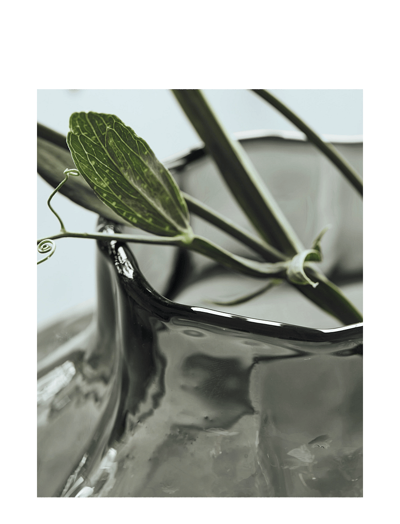 house doctor - Vase, HDTurn, Smoked grey - vasen - smoked grey - 3