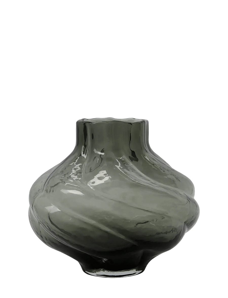 house doctor - Vase, HDTurn, Smoked grey - vasen - smoked grey - 0
