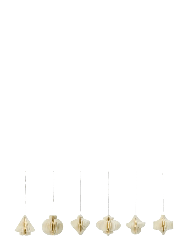 house doctor - Ornaments, HDComb, White - madalaimad hinnad - vit - 0