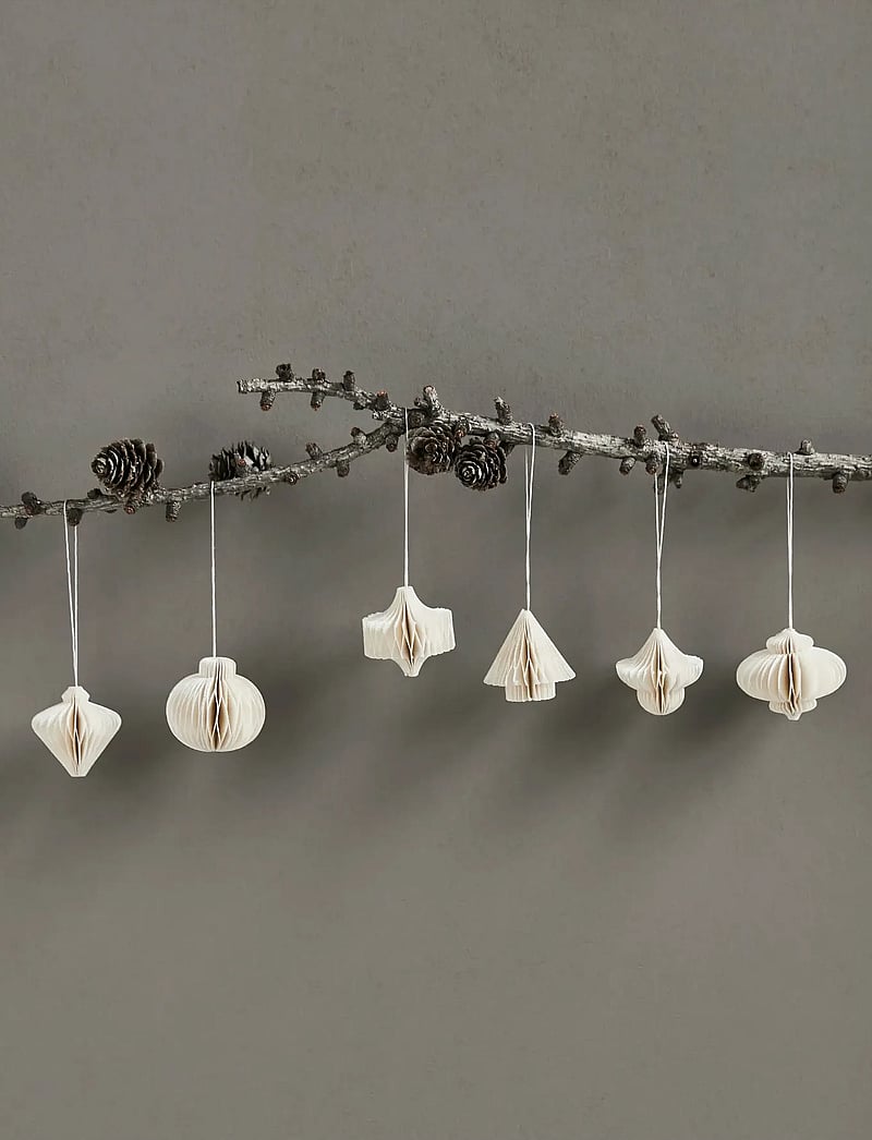 house doctor - Ornaments, HDComb, White - madalaimad hinnad - vit - 1