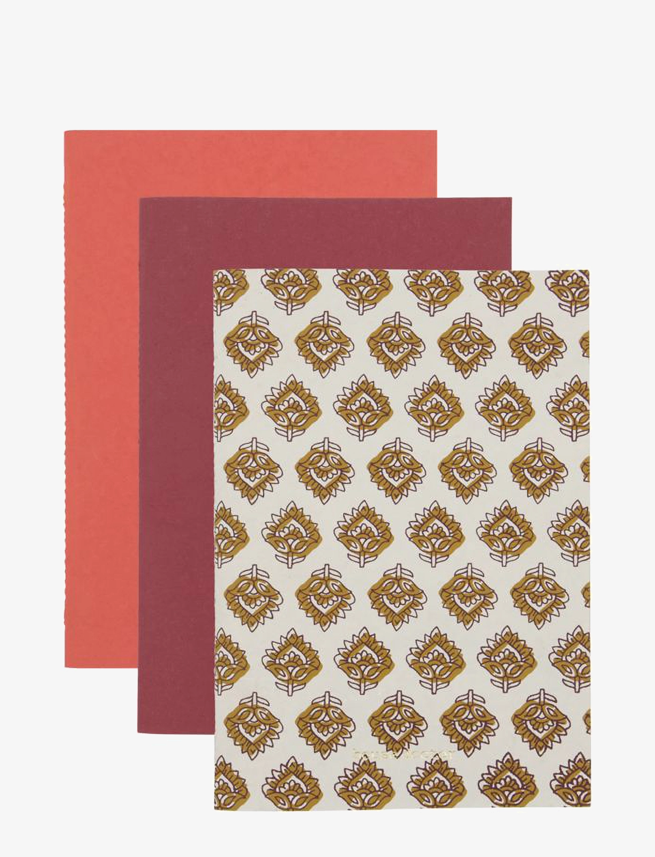 BEIGE/BURGUNDY/ORANGE