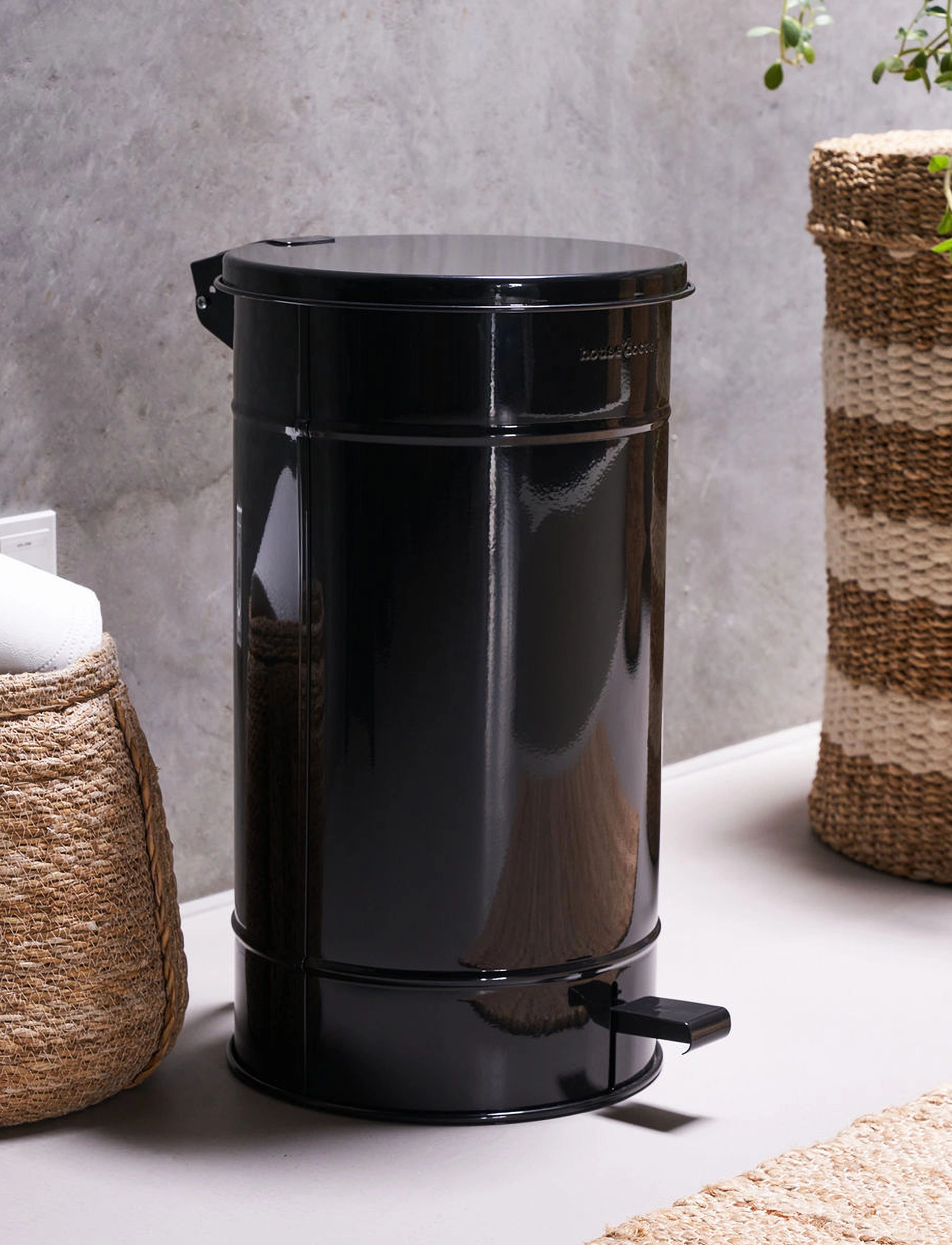 house doctor Skraldespand, Hdsono, Sort, 24 L, Storage, Schwarz - Paper Bins, Homeware