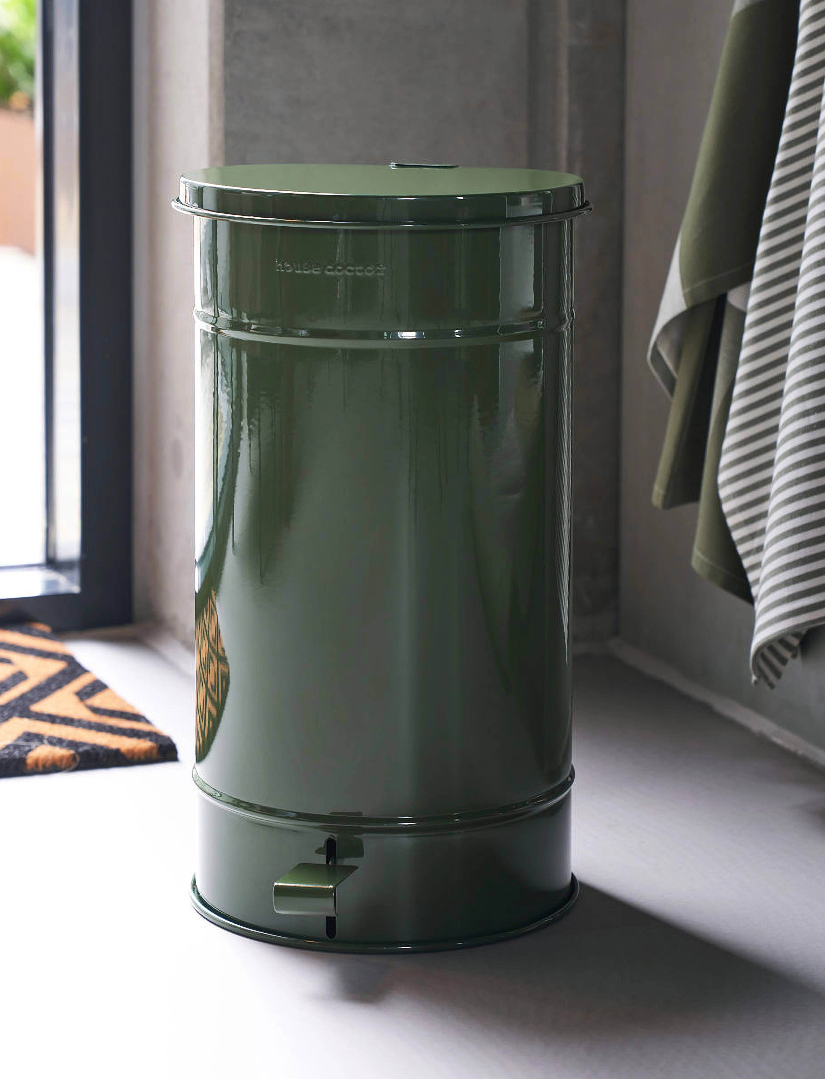 house doctor Skraldespand, Hdsono, Grøn, 24 L, Storage, Grün - Paper Bins, Homeware