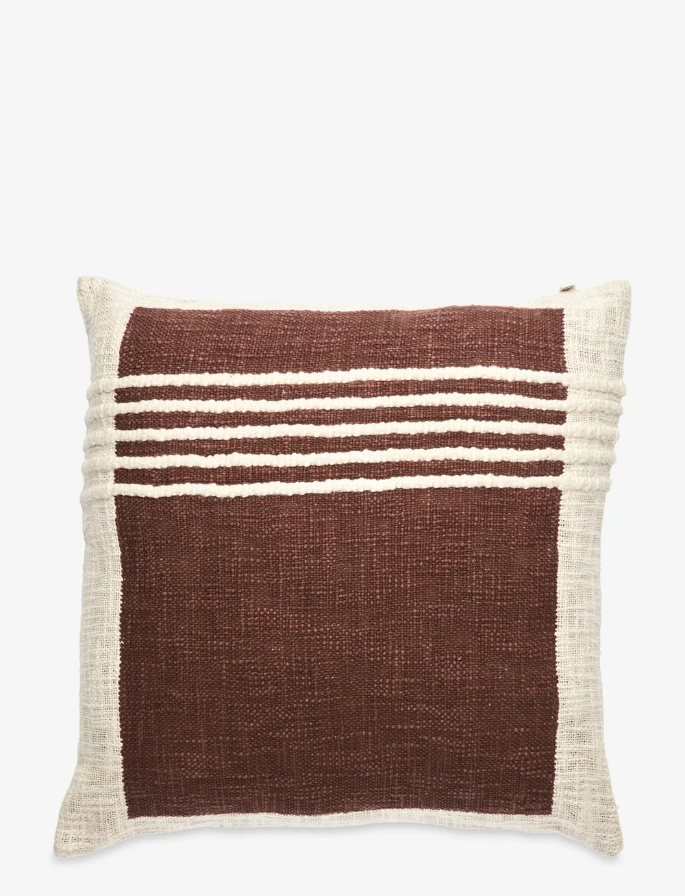 house doctor - Yarn Cushion cover - osta hinna alusel - brown - 1