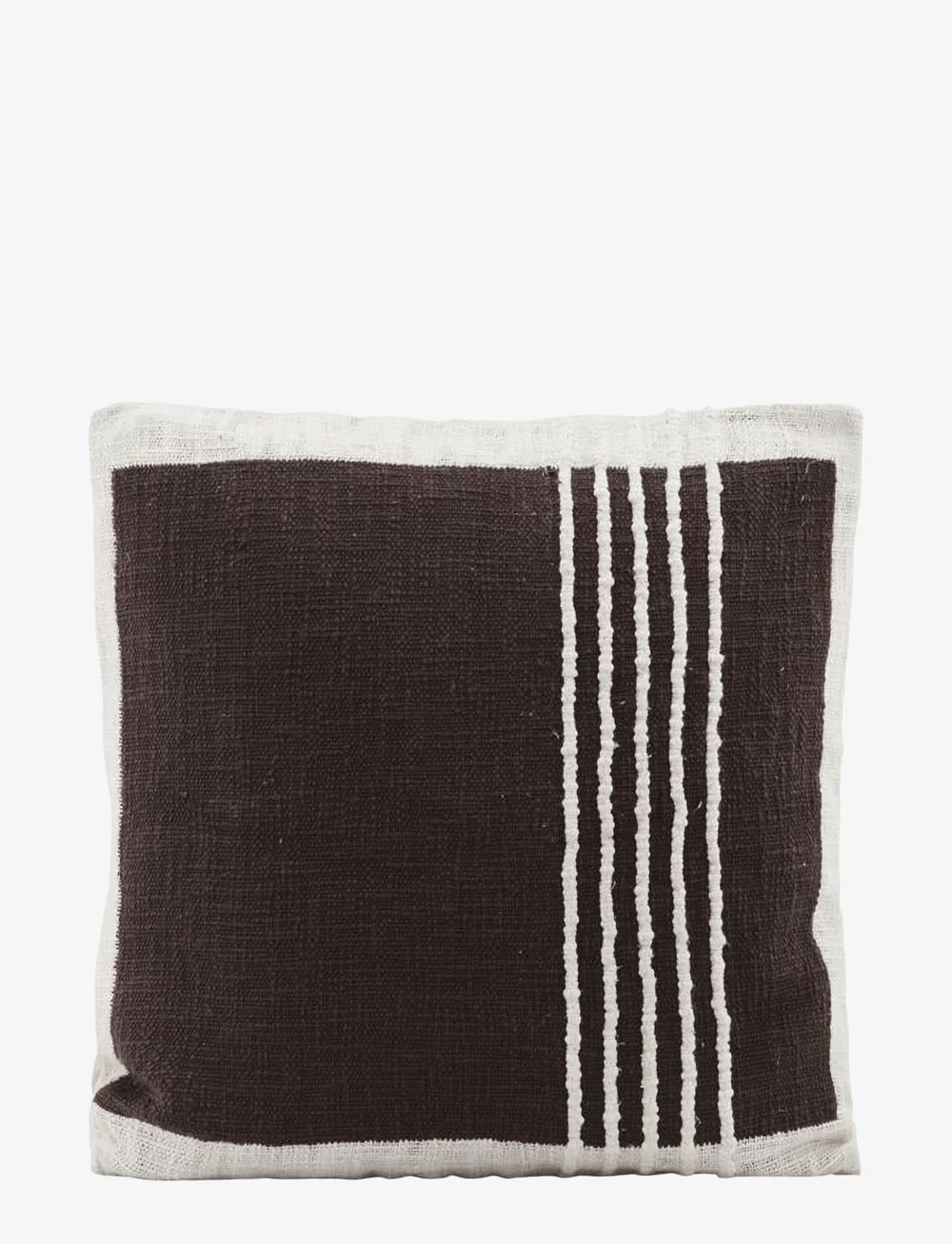 house doctor - Yarn Cushion cover - osta hinna alusel - brown - 0