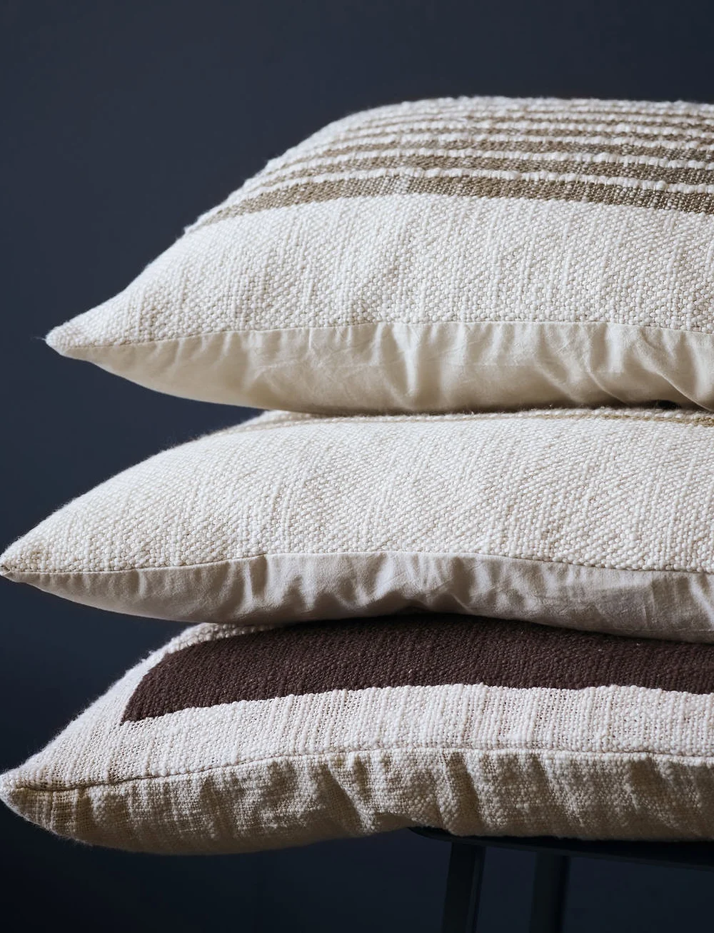 house doctor - Yarn Cushion cover - osta hinna alusel - brown - 4