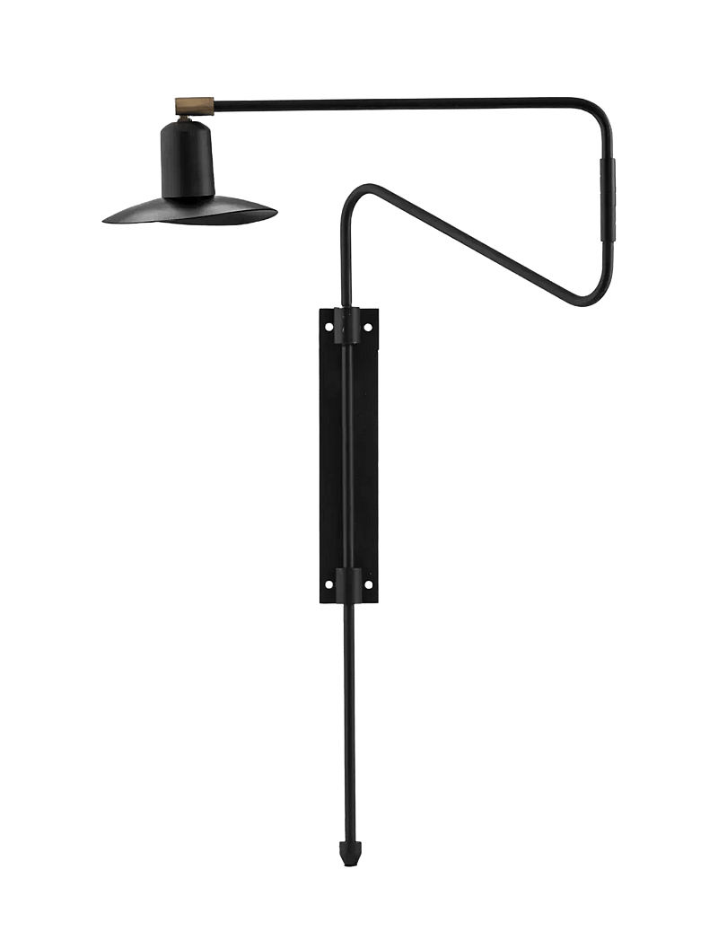 house doctor - Wall lamp, HDSwing, Black - wandleuchten - black - 0
