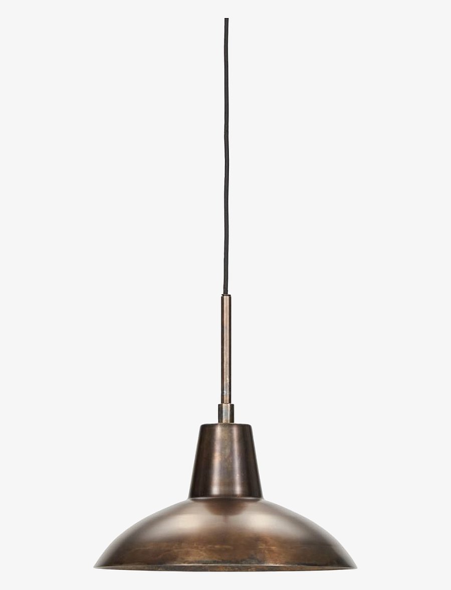 house doctor - Lamp, HDDesk, Antique brown - pendellampen - antique brown - 1