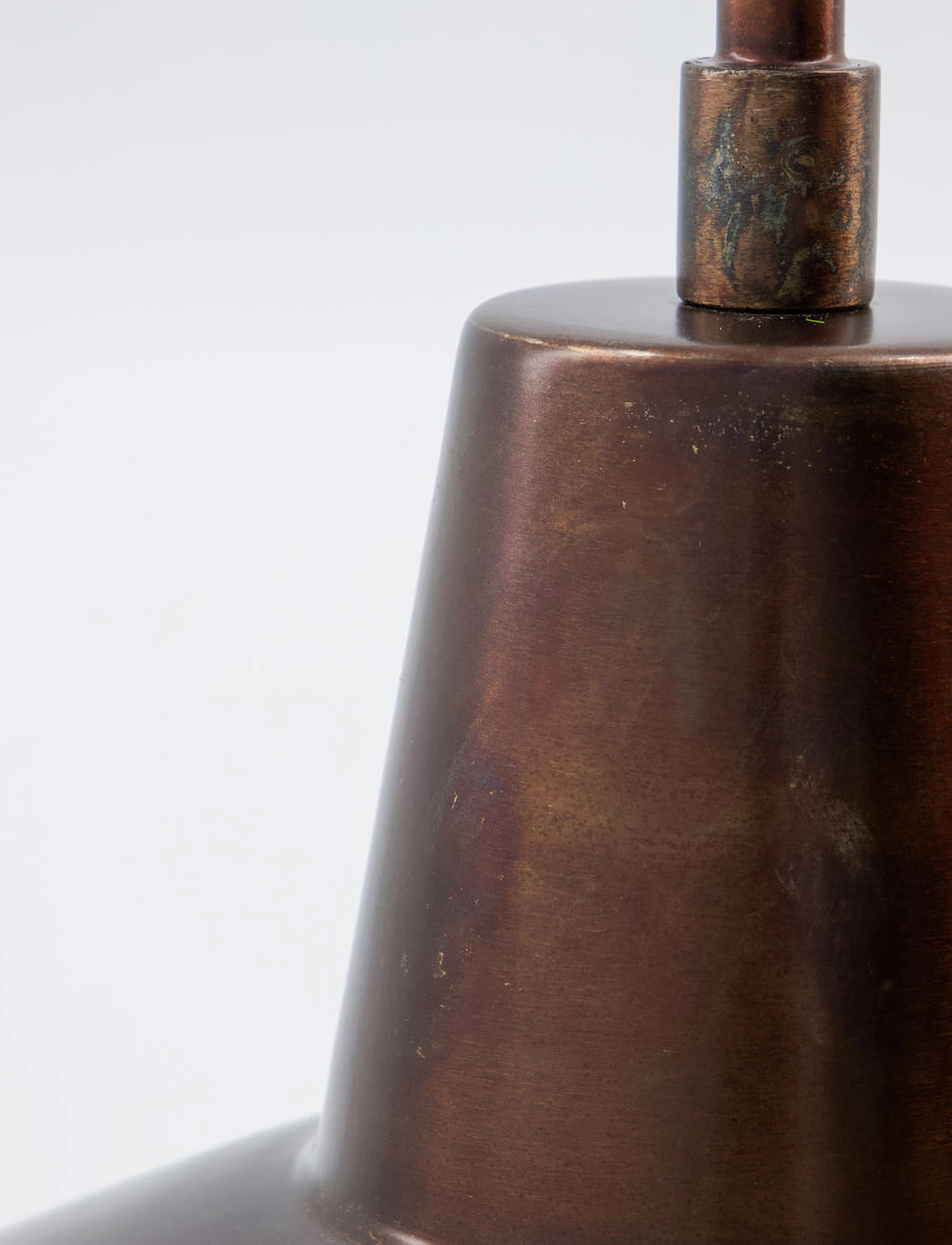 house doctor - Lamp, HDDesk, Antique brown - riippuvalaisimet - antique brown - 3