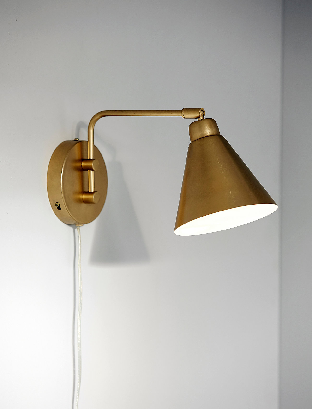 house doctor Game Væglampe, L:30 cm, Lamps, Gold - Wall Homeware