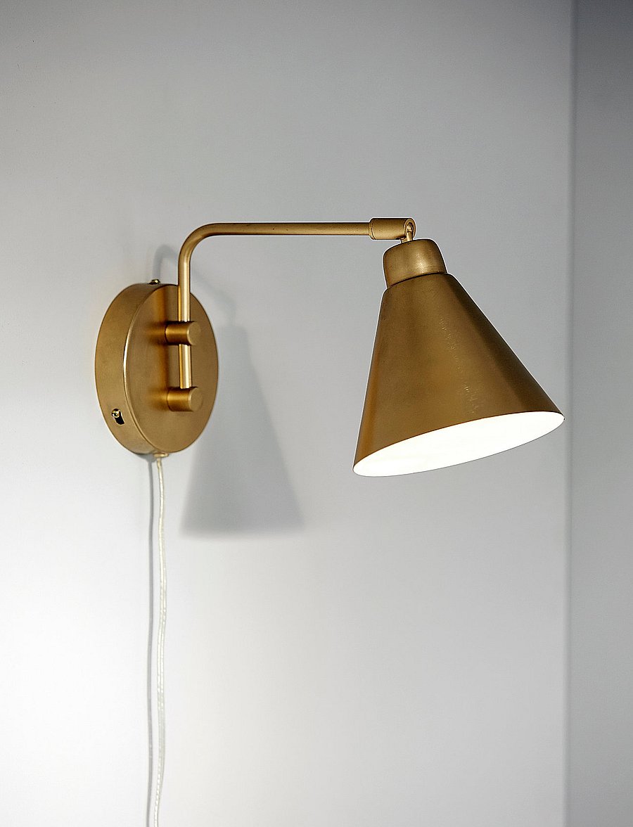 house doctor - Wall lamp, HDGame, Brass - wandleuchten - brass - 0