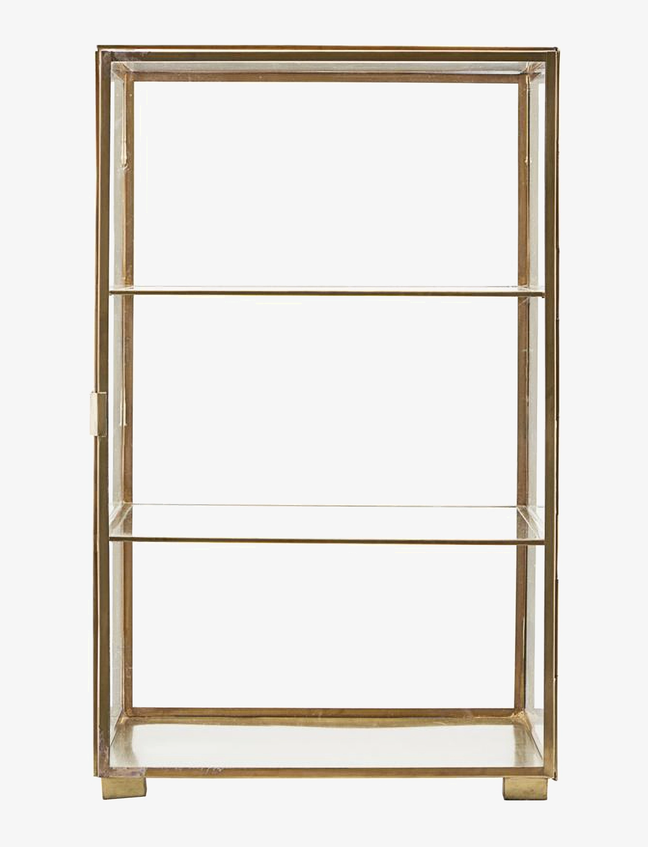 HOUSE DOCTOR Vitrineskab, Hdglass, Messing Gold - 35X35X56.5 - Unisex
