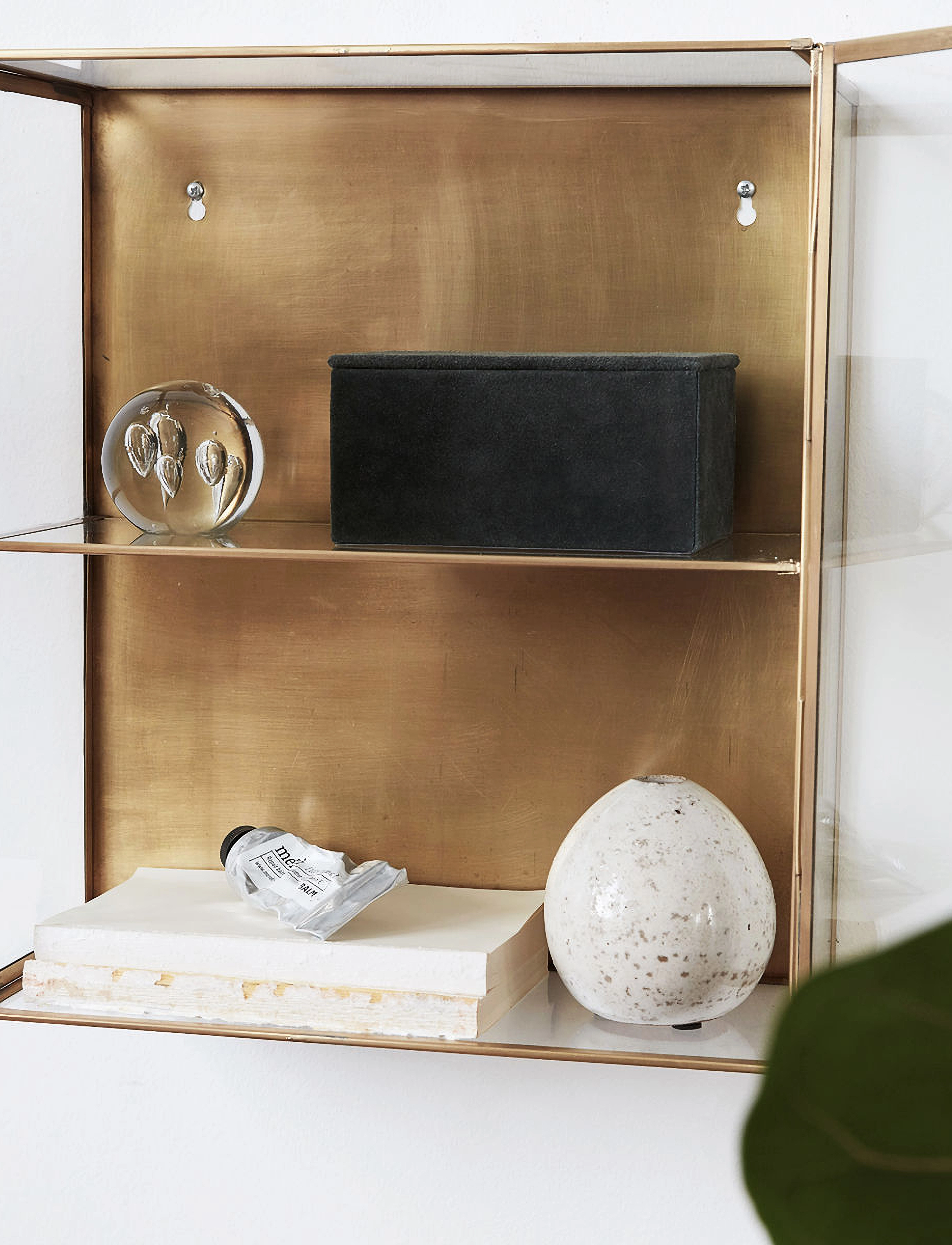 house doctor - Cabinet, HDGlass, Brass - schränke - brass - 2