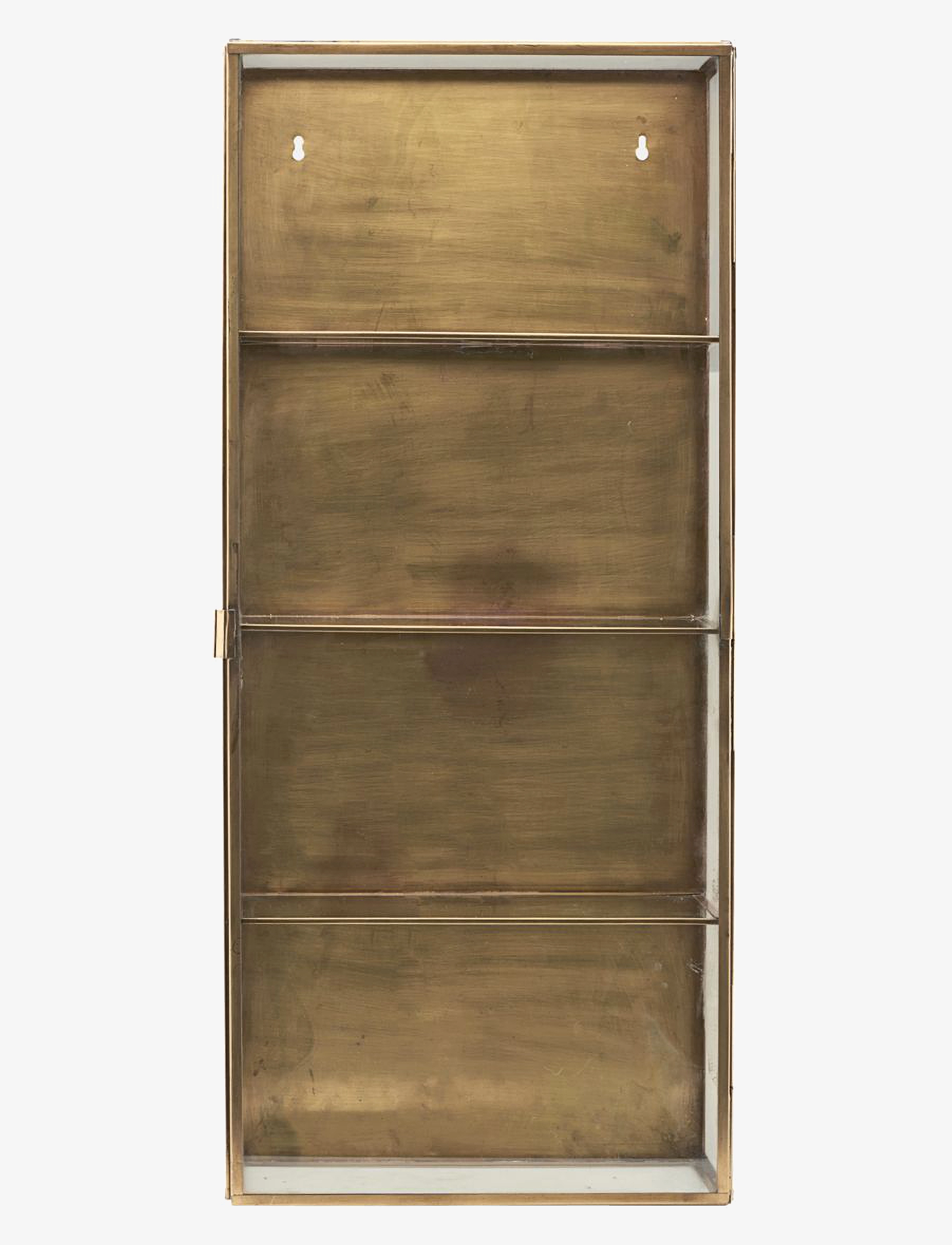 HOUSE DOCTOR Vitrineskab, Hdglass, Messing Gold - 35X15X80 - Unisex