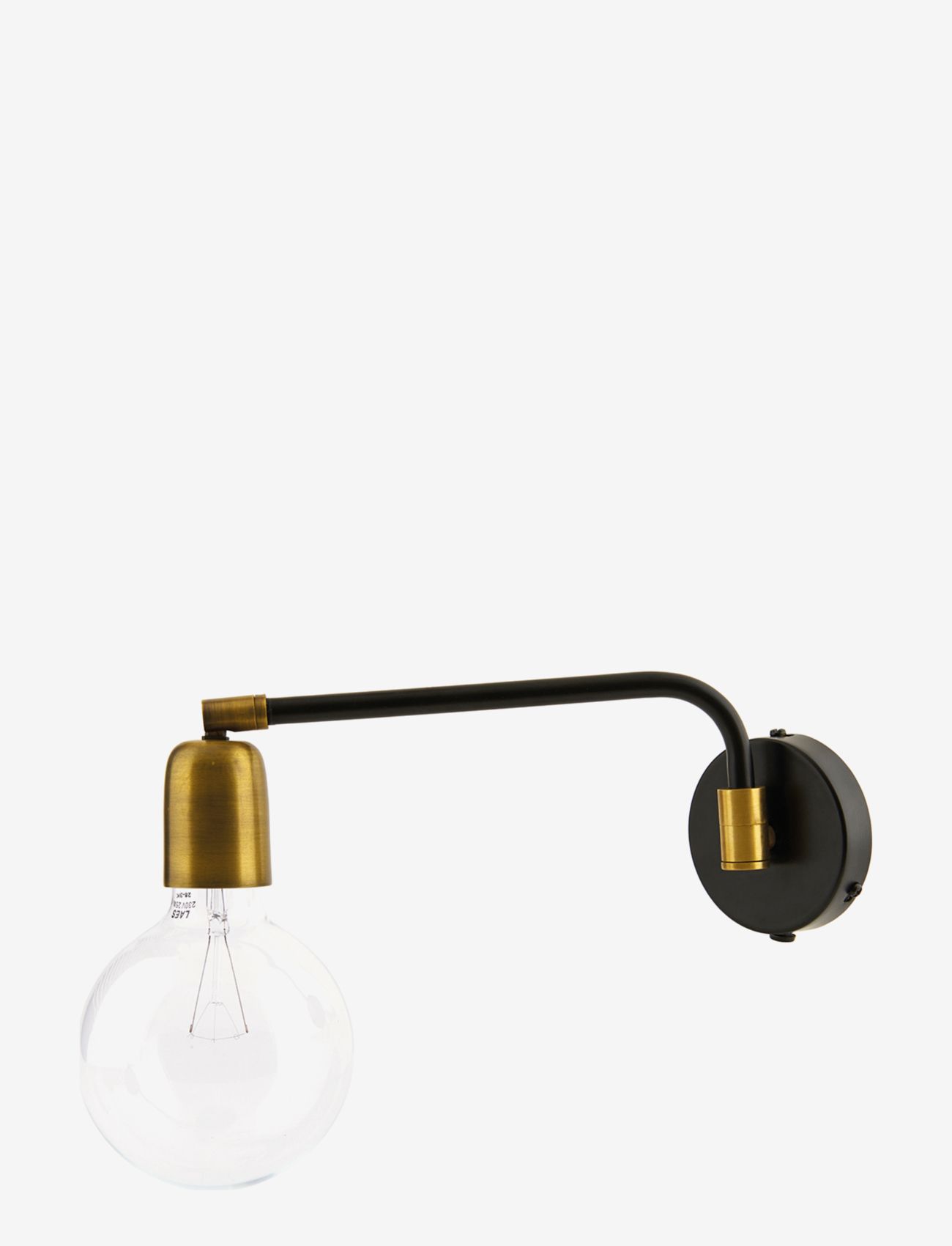 house doctor - Molecular Wall lamp - wall lamps - black/brass - 0