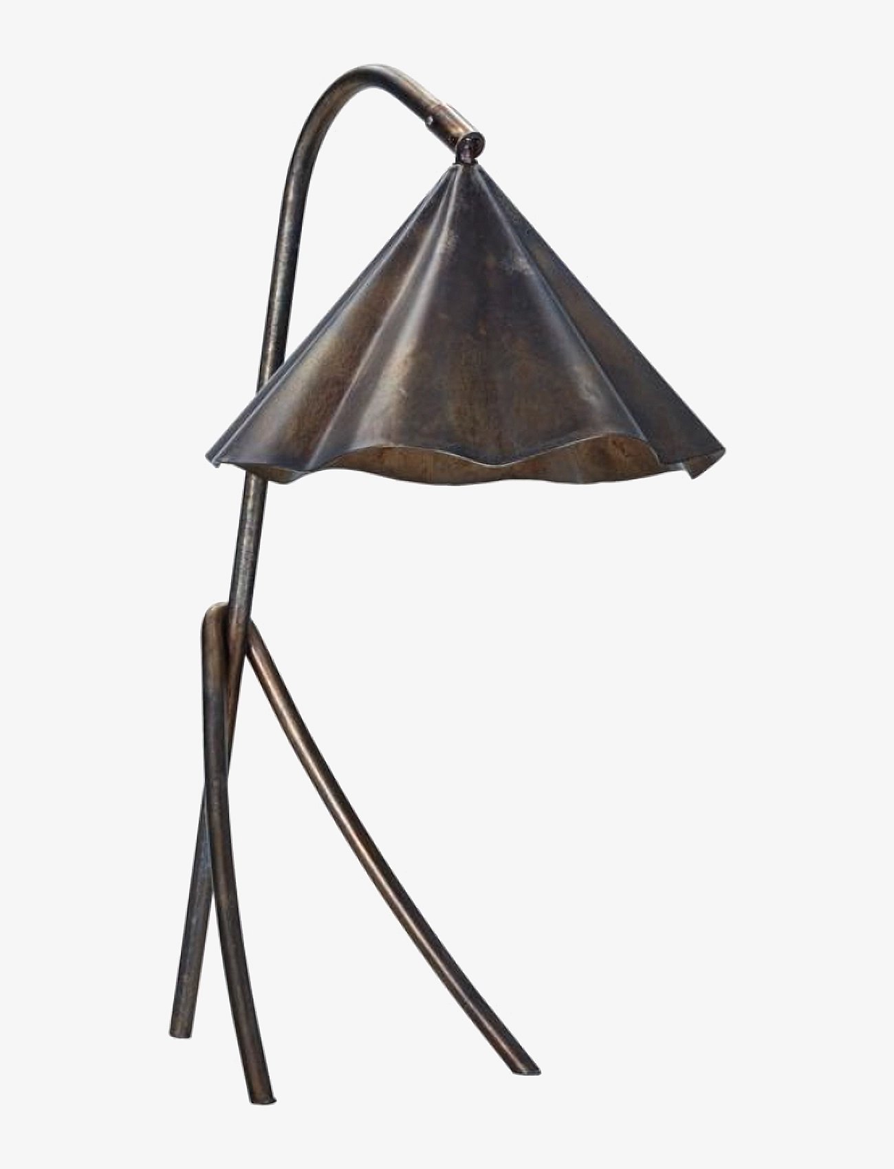 house doctor | Table Lamp, Hdflola, Antique Brown | 25X17X50CM