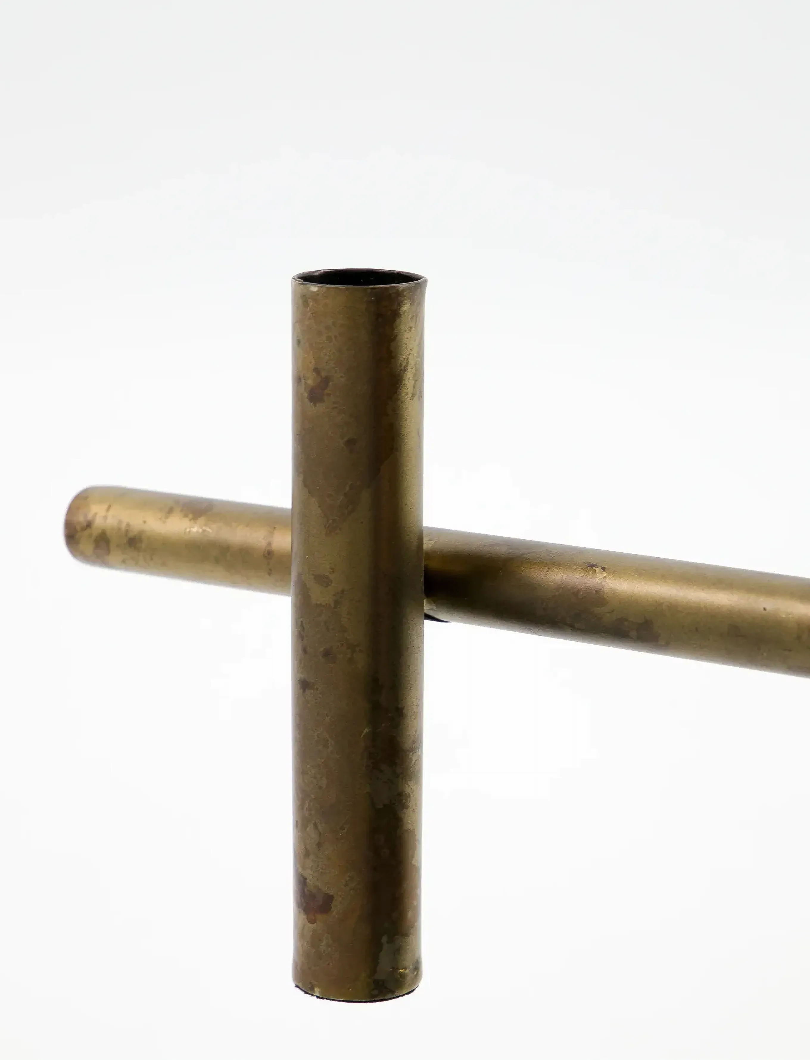 house doctor - Candle holder, HDMaxi80, Antique br - gold - 2