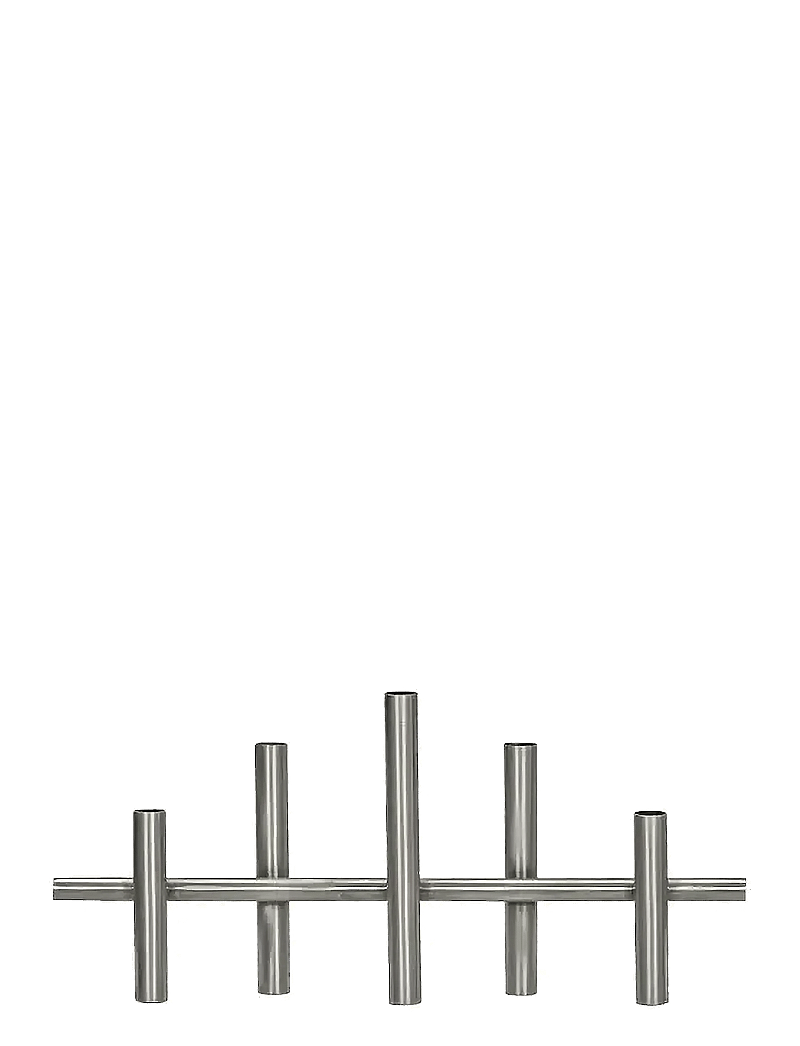 house doctor - Candle holder, HDMaxi45, Antique silver - kerzenständer - antiksilver - 0