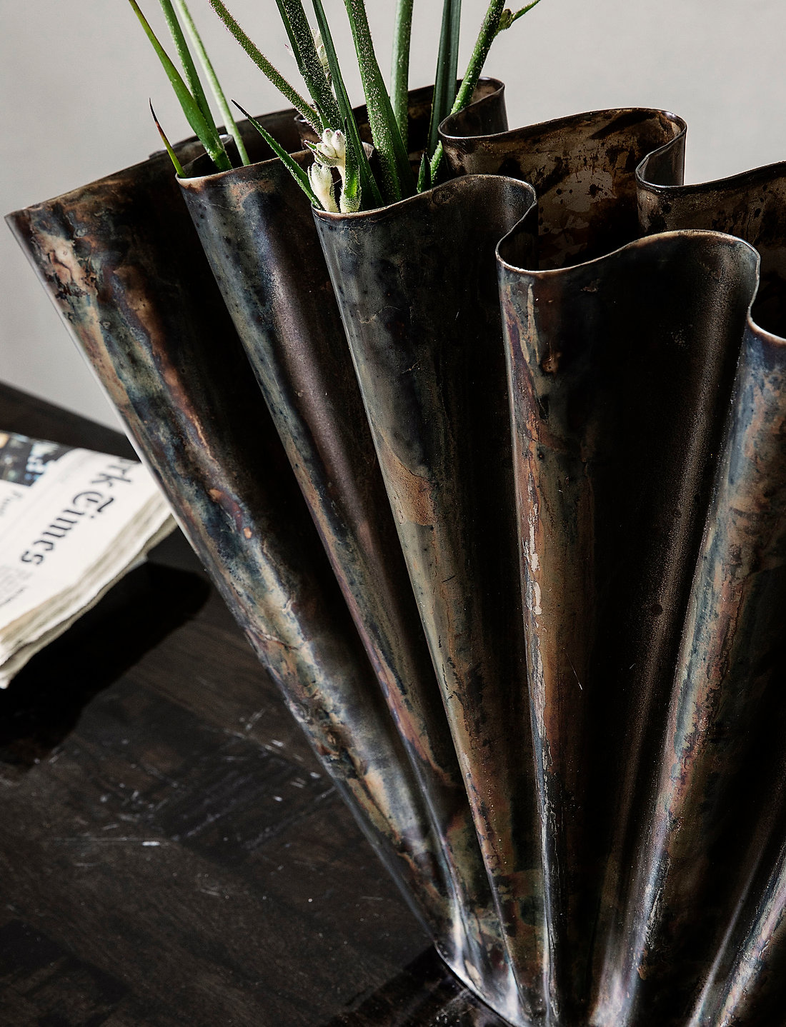 house doctor - Flood Vase - vaasid - antique brown - 2