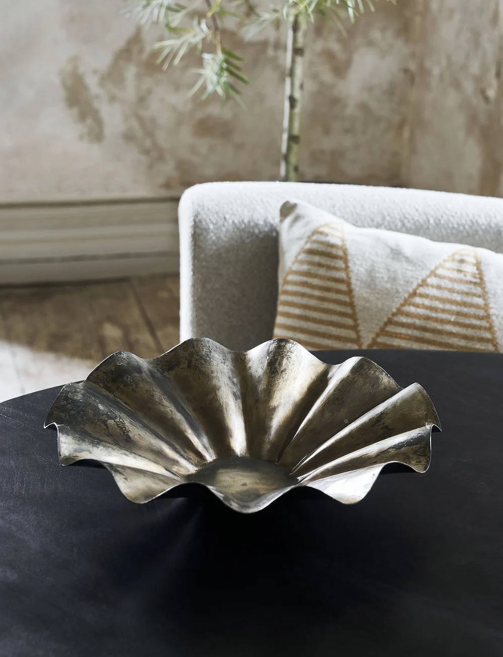 house doctor - Bowl, Flood, Antique brown - dekoschalen - antique brown - 1