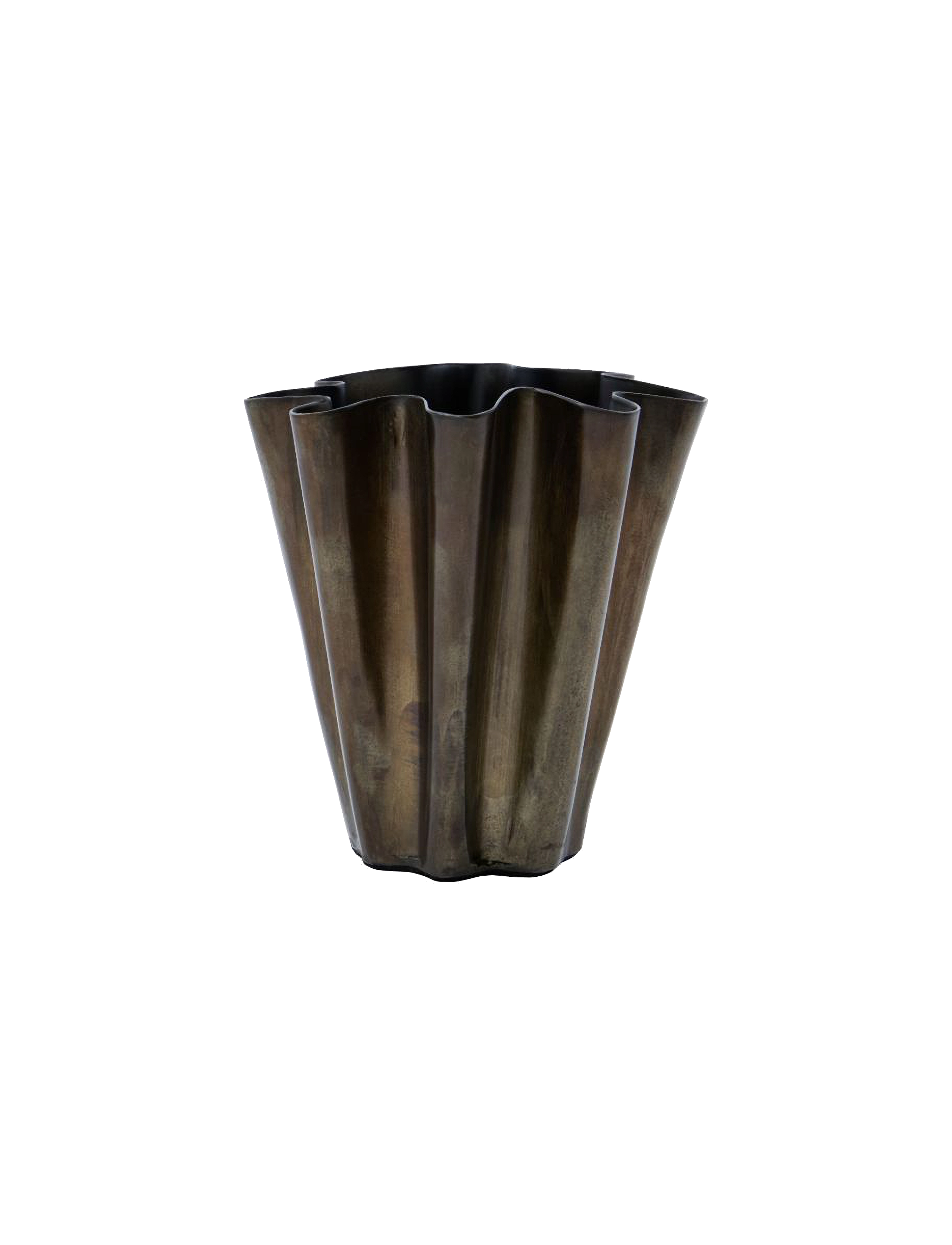 HOUSE DOCTOR Vase, Hdflood, Antique Braun Braun - H:13CM - Unisex