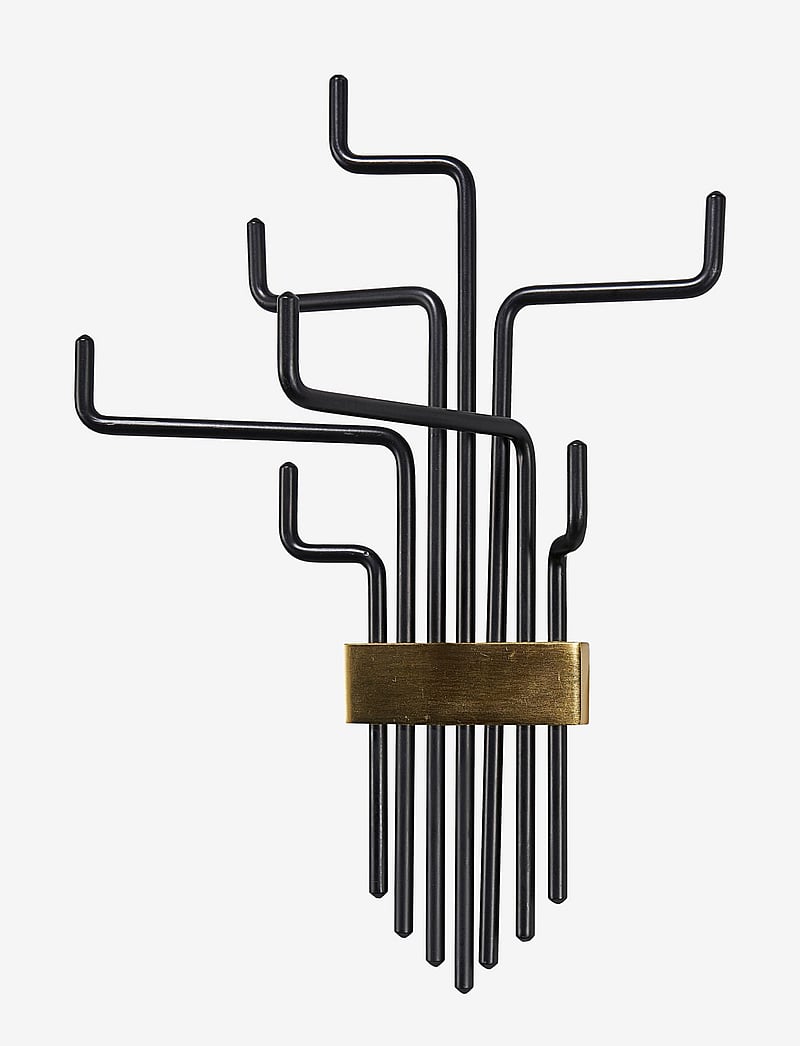 house doctor - Pipes Hookes - riputuskonksud ja nagid - black - 0