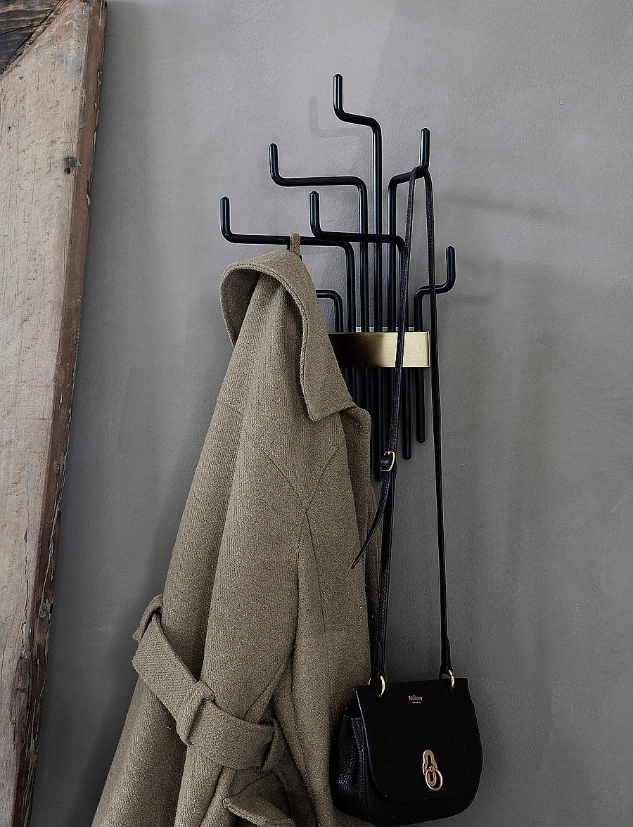 house doctor - Hook, HDPipes, Black - riputuskonksud ja nagid - black - 3