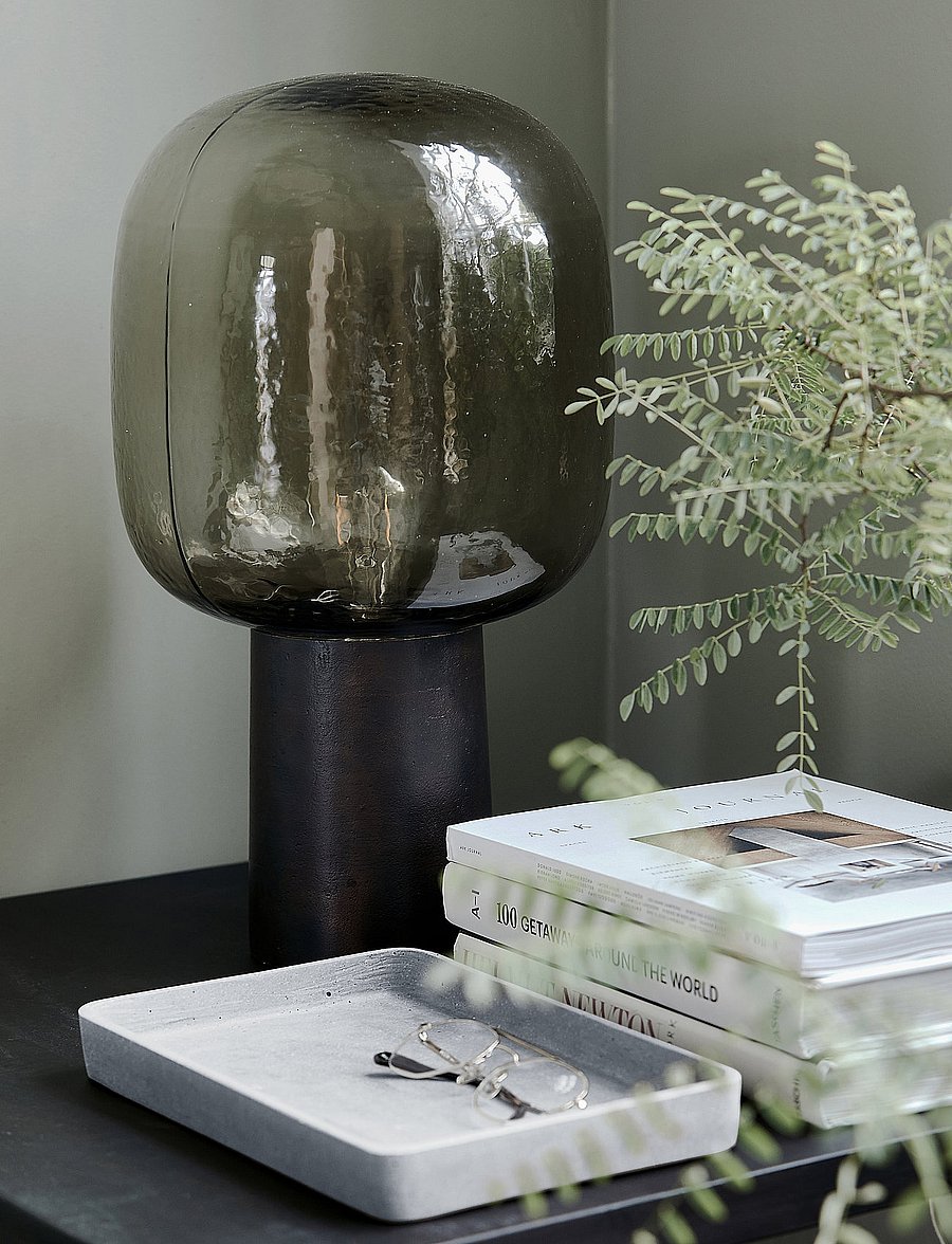house doctor - Table lamp, HDNote, Browned brass - laualambid - brown brass - 0