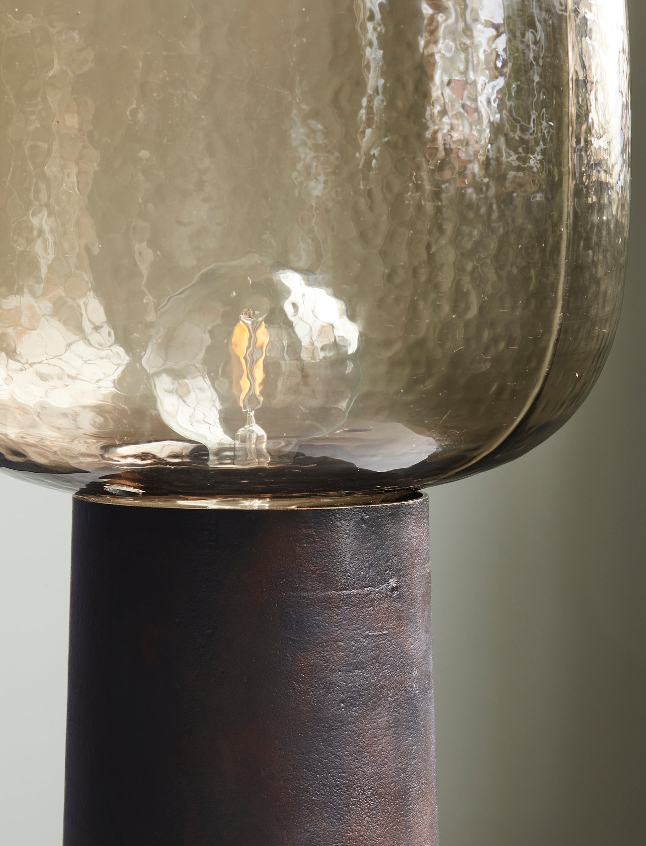 house doctor - Table lamp, HDNote, Browned brass - laualambid - brown brass - 3