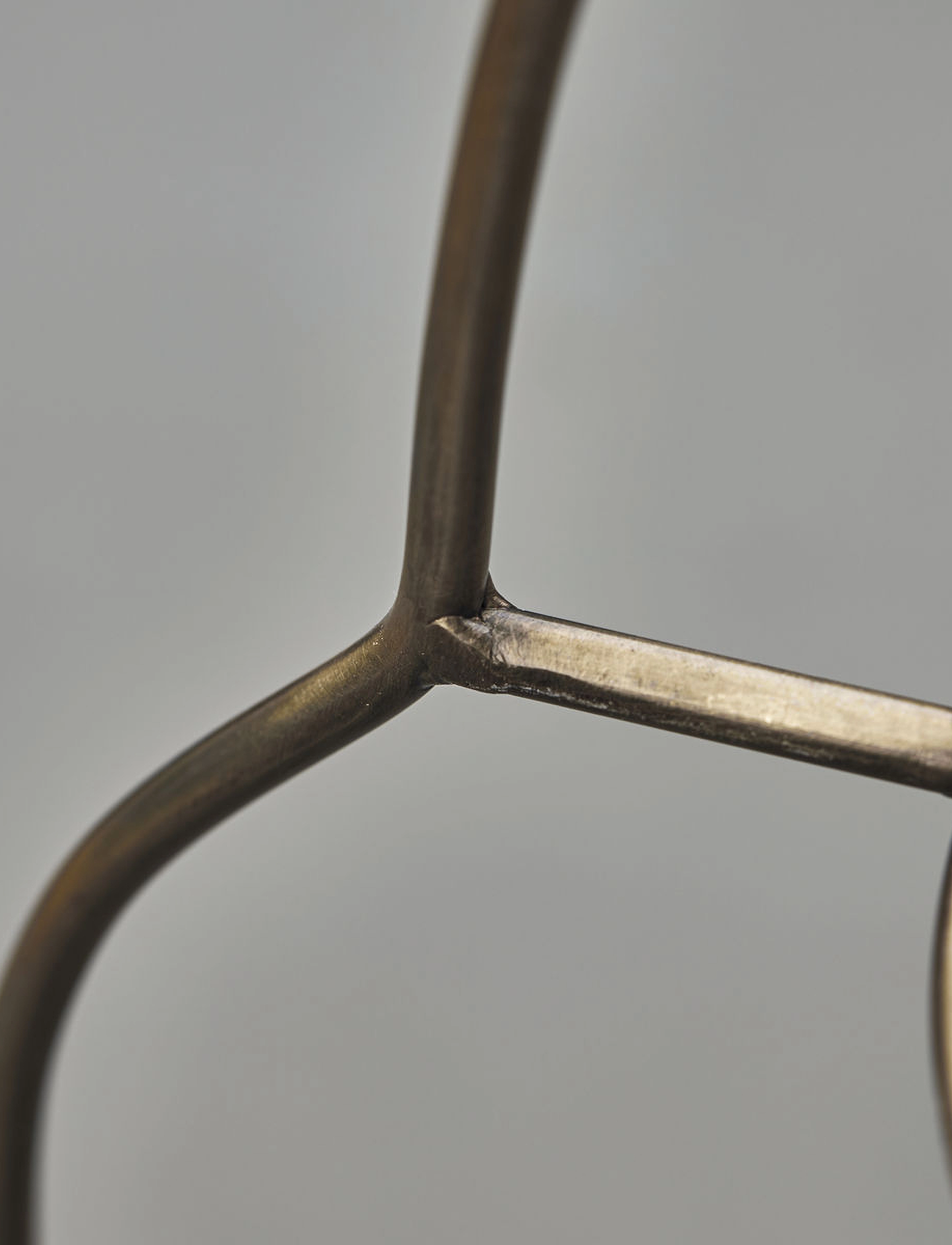 house doctor - Plate stand, HDSana, Antique brass - service & startsæt - antique brass finish - 2