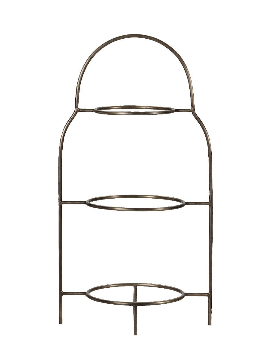 house doctor - Plate stand, HDSana, Antique brass - lauanõude komplektid - antique brass finish - 1
