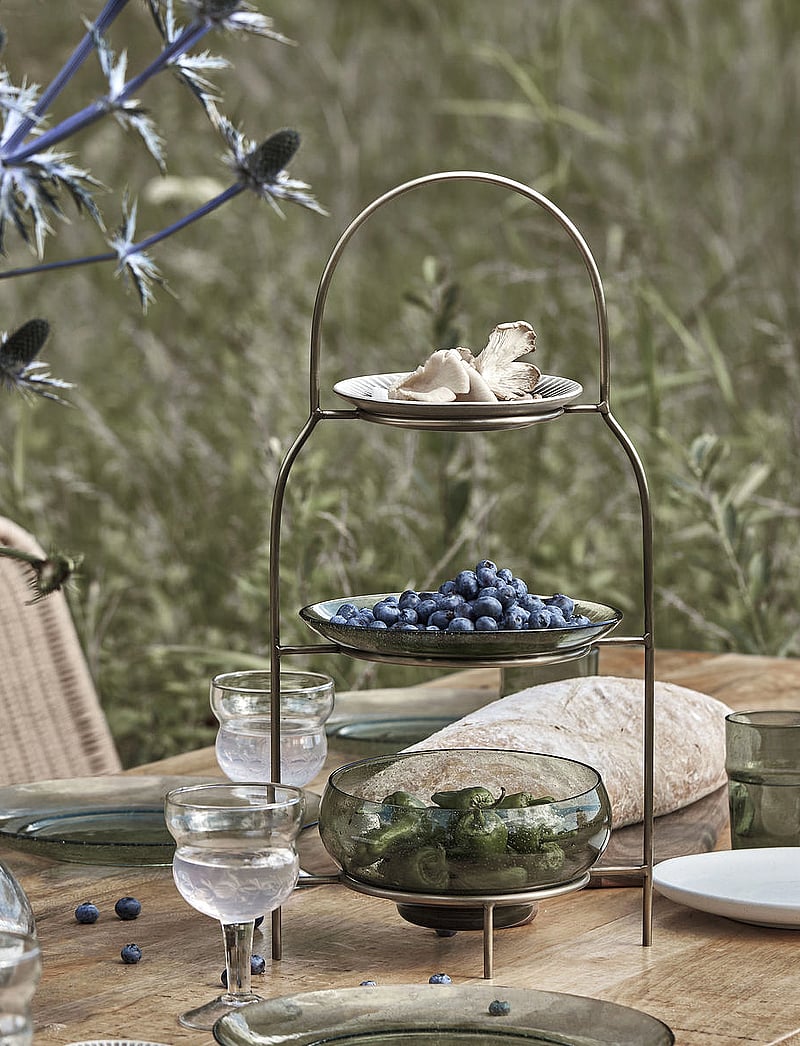 house doctor - Plate stand, HDSana, Antique brass finish - nach preis einkaufen - antique brass finish - 1