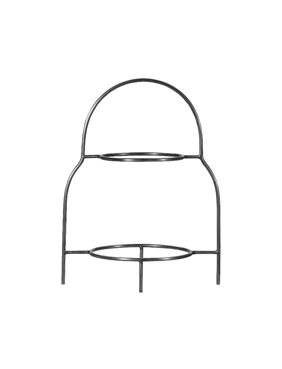 house doctor - Plate stand, HDSana, Silver finish - geschirrsets & geschirrservice - silver finish - 1