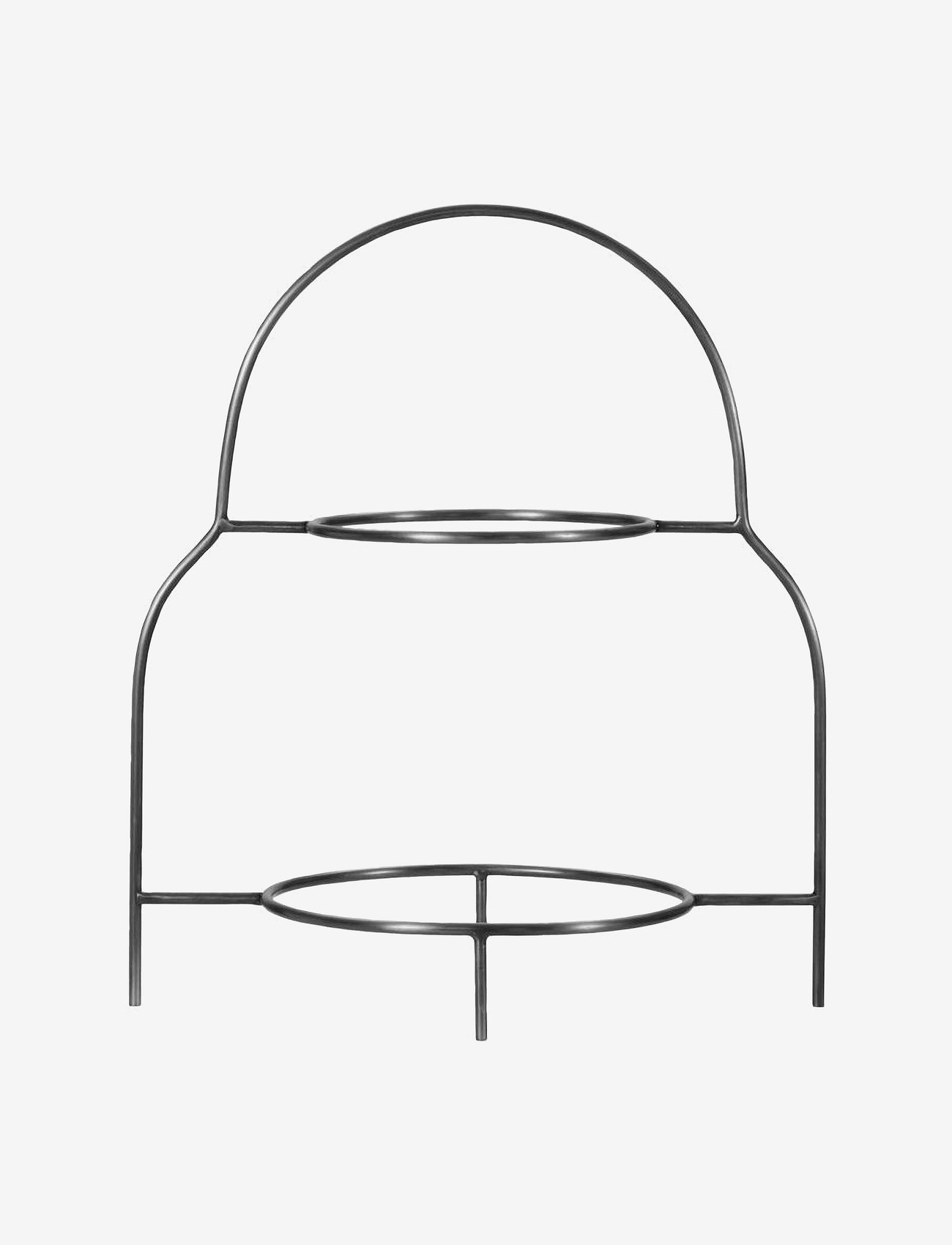 house doctor - Plate stand, HDSana, Silver finish - køb efter pris - silver finish - 0