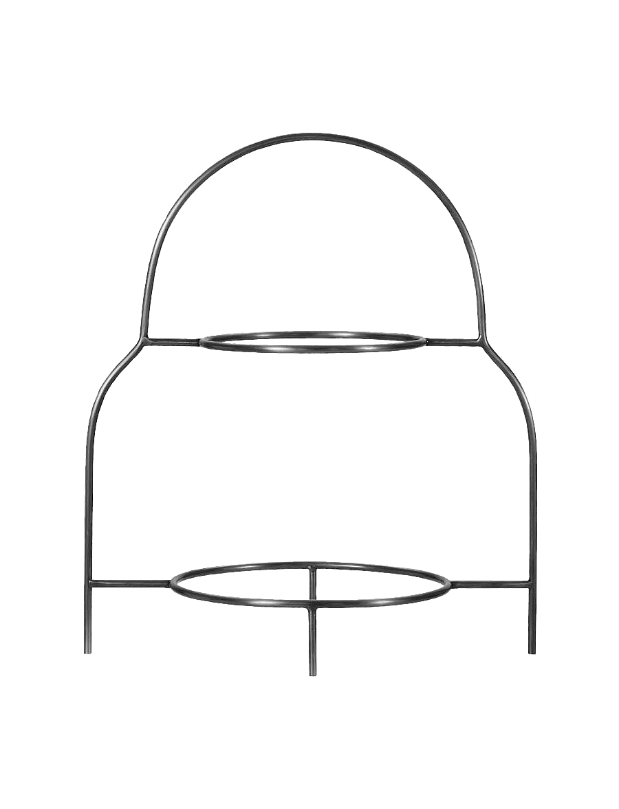 house doctor - Plate stand, HDSana, Silver finish - geschirrsets & geschirrservice - silver finish - 1