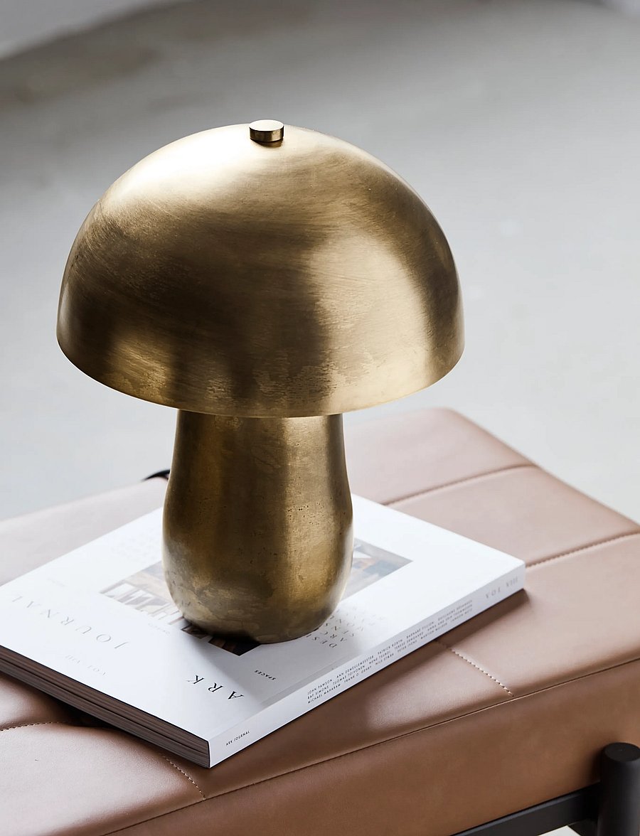 house doctor - Table lamp, HDRoomie, Brass finish - brass finish - 0