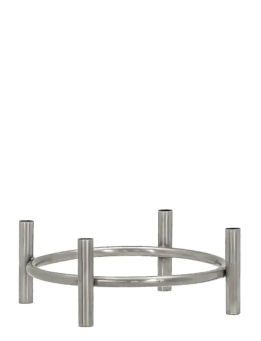 house doctor - Candle holder, HDMaxi, Advent, Anti - küünlajalad - silver - 1