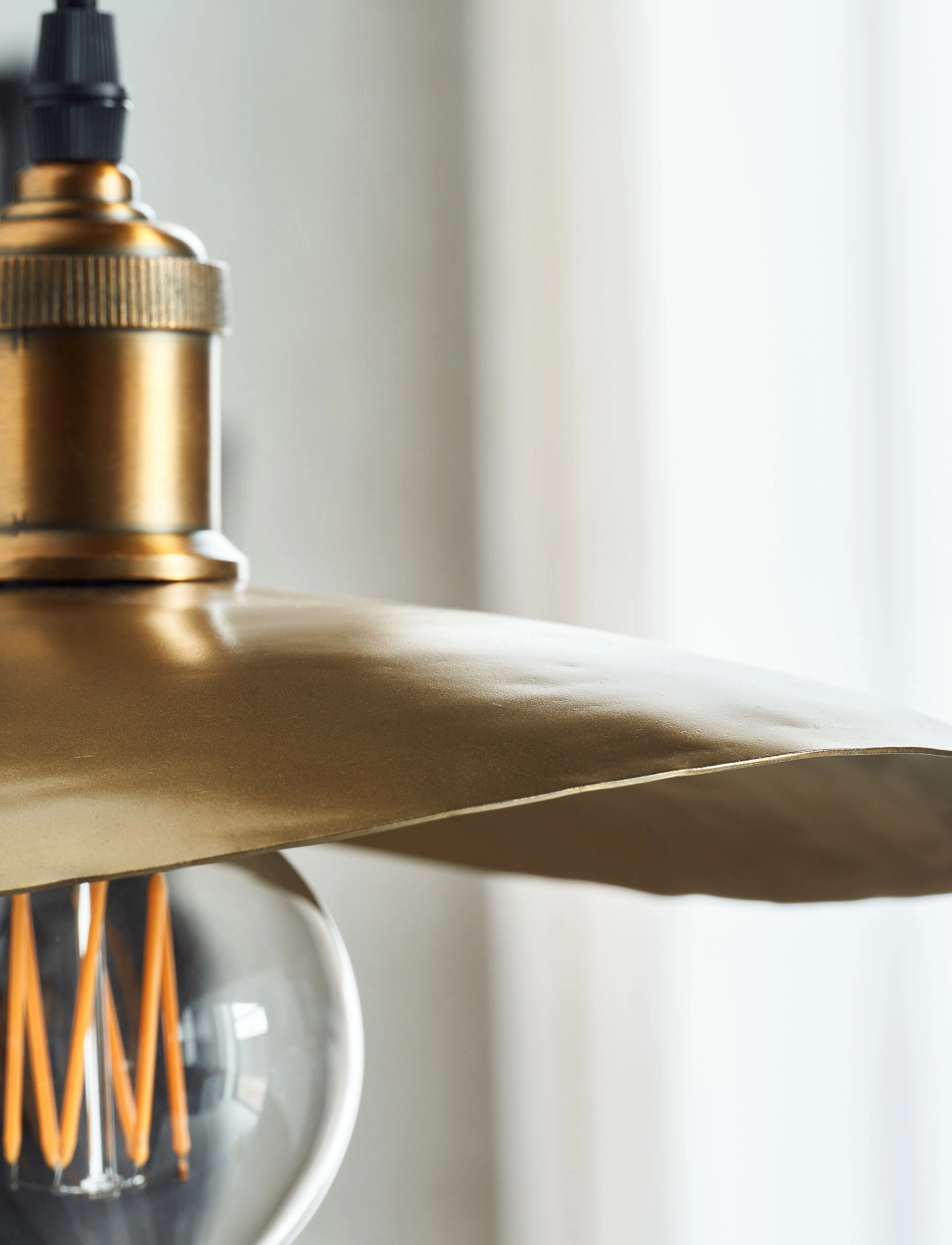 house doctor - Lampshade, HDHatt, Antique brass - lampeskærme - antique brass - 5