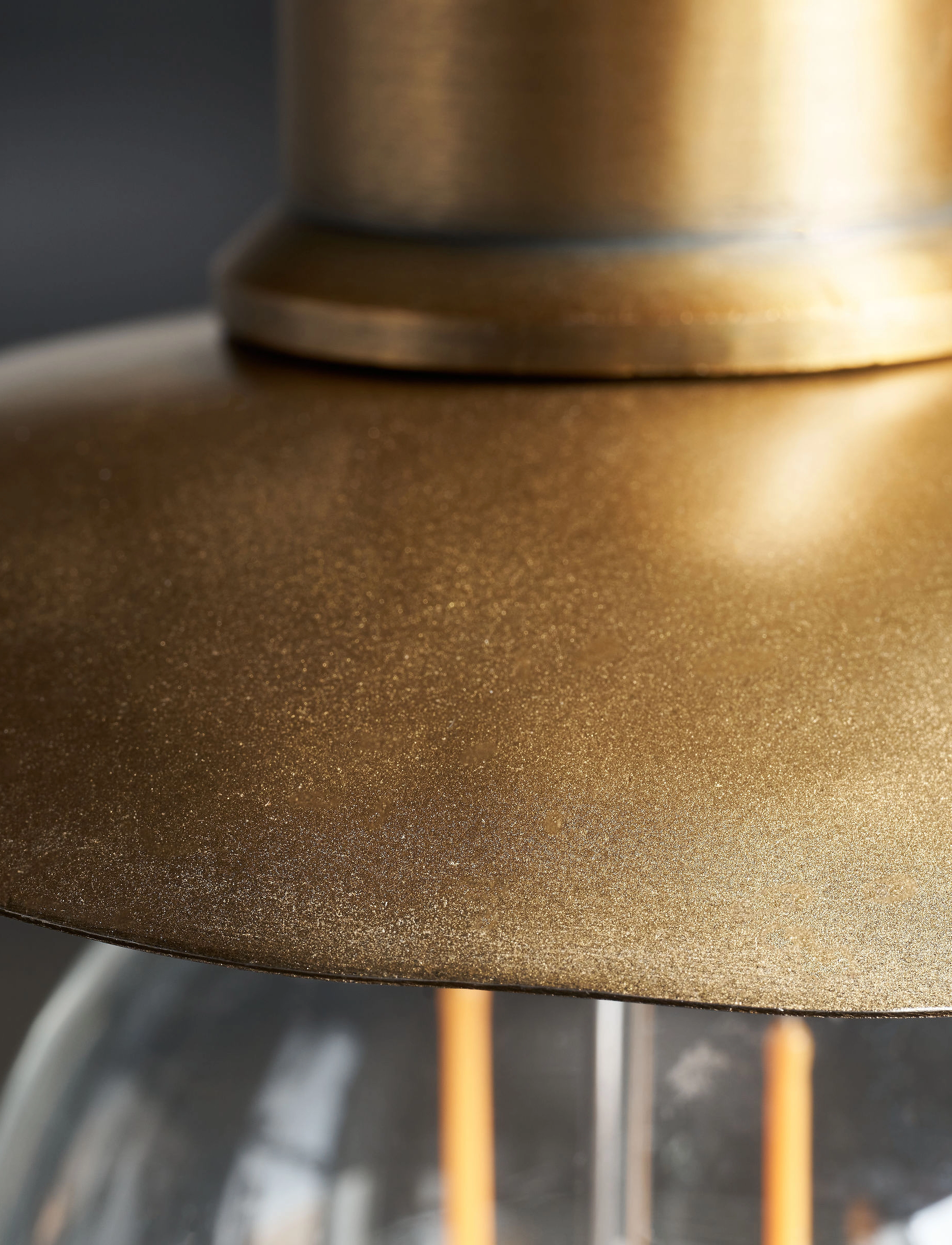 house doctor - Lampshade, HDHatt, Antique brass - lampenschirme - antique brass - 4