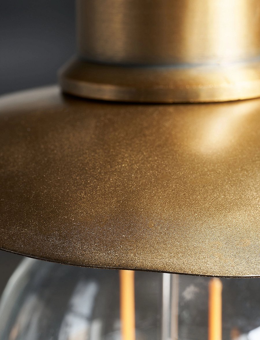 house doctor - Lampshade, HDHatt, Antique brass - lampenschirme - antique brass - 4