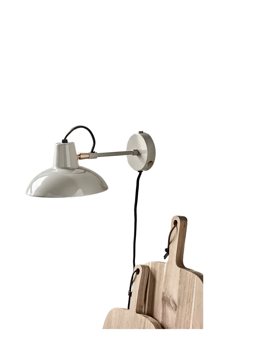 house doctor - Wall lamp, HDDesk, Grey - wandleuchten - grey - 5