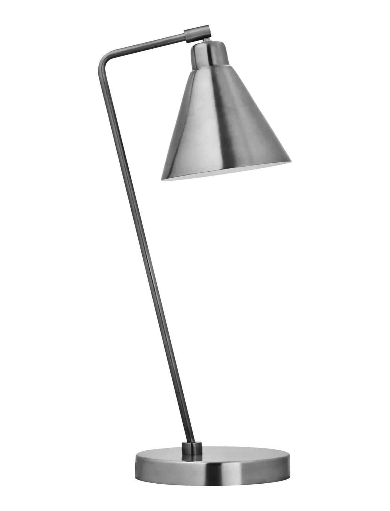 HOUSE DOCTOR Bordlampe, Hdgame, Børstet Sølvfinish Grau - One Size - Unisex