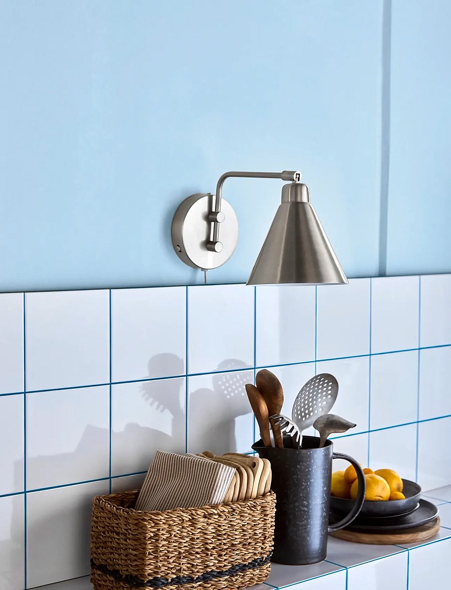 house doctor - Wall lamp, HDGame, Brushed silver f - wandleuchten - brushed silver finish - 0