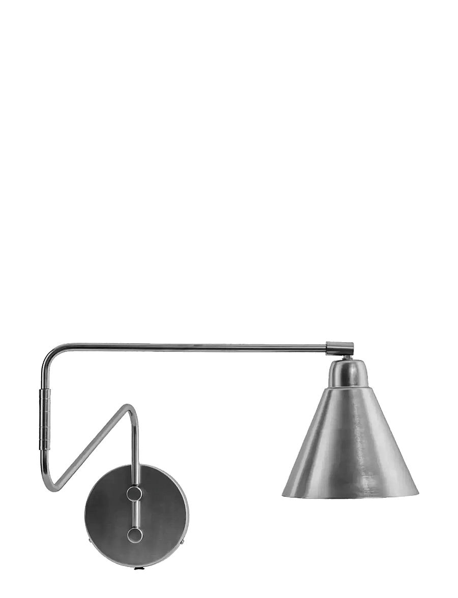 house doctor - Wall lamp, HDGame, Brushed silver f - wandleuchten - brushed silver finish - 1