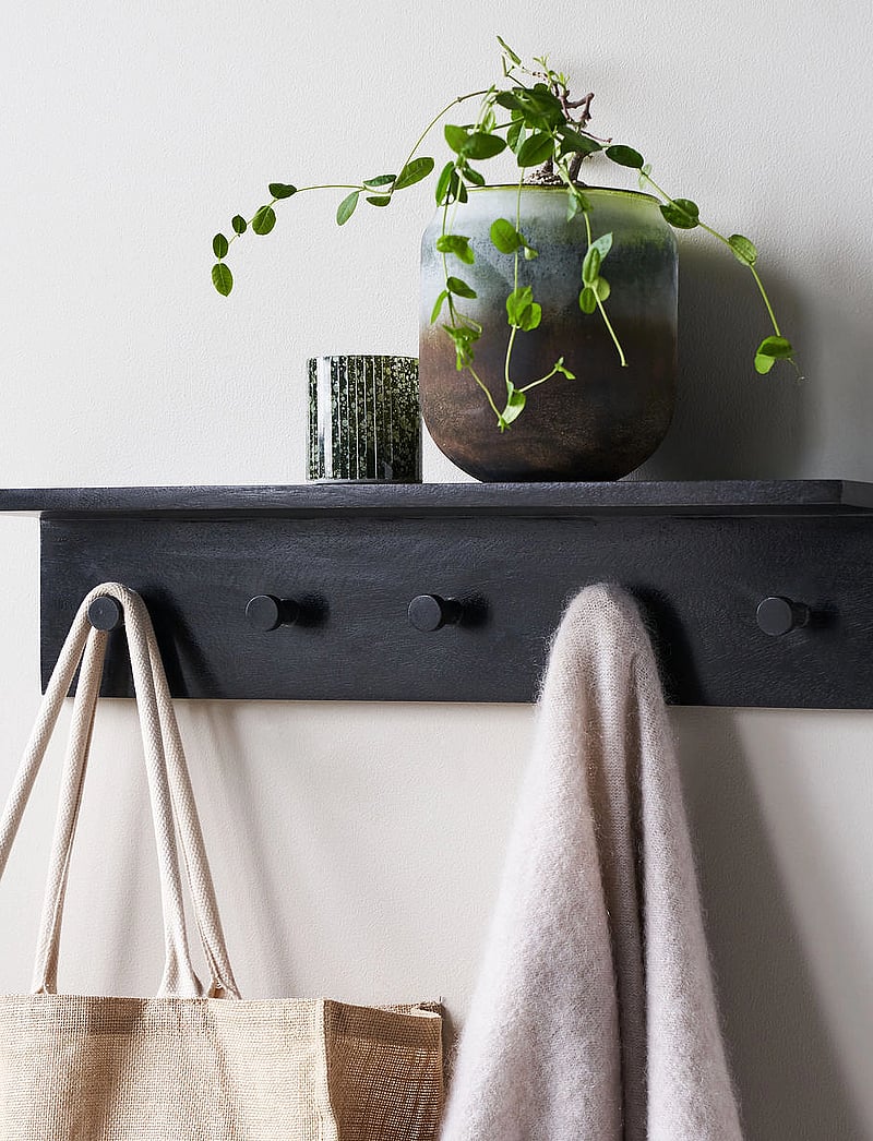 house doctor - Coat rack, HDSate, Black - riputuskonksud ja nagid - black - 1